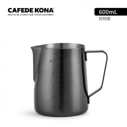 Stainless steel milk pitcher 600ML/Black