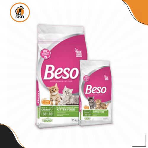 بيسو طعام جاف بنكهة الدجاج للقطط الصغيرة kitten