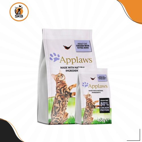 ابلاوز طعام جاف للقطط البالغة بالدجاج والبط