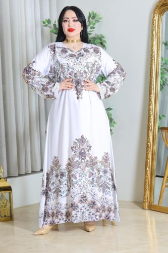 Kuwaiti thobe with flared style