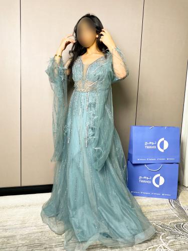 Tulle evening dress