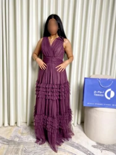 Tulle evening dress