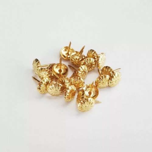 25 قطعه مسامير لتزيين الخزائن ذهبي