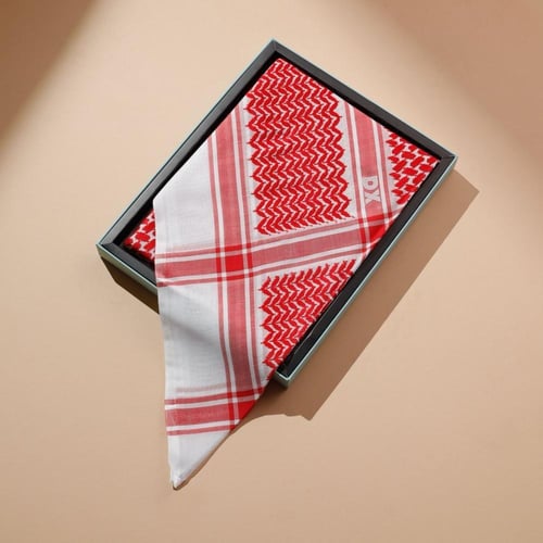 شماغ دي اكس DX ولادي احمر كلاسك