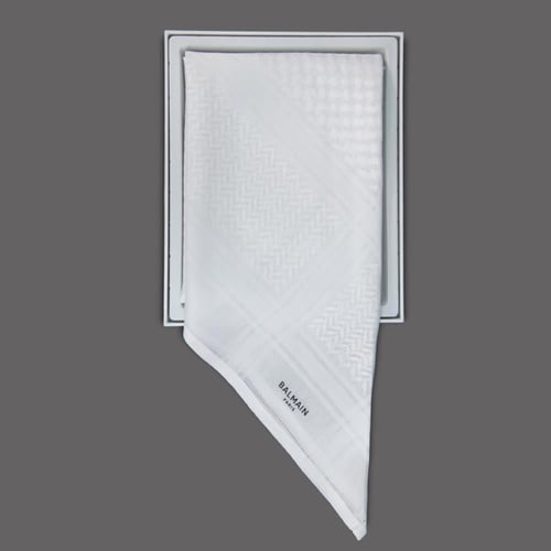 شماغ بالمان مودرن ابيض BN-W