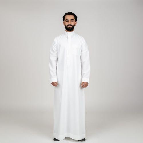 ثوب الأصيل رجالي: سحاب (ساده)- سكرى