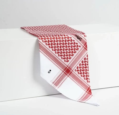 شماغين ملكي خاص احمر كلاسيك