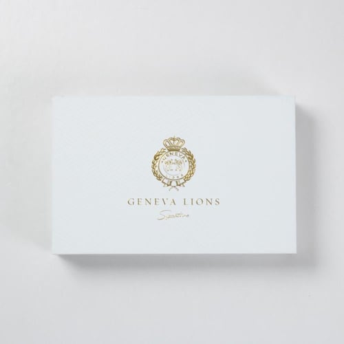 شماغ جنيفا ليونز أحمر غامق