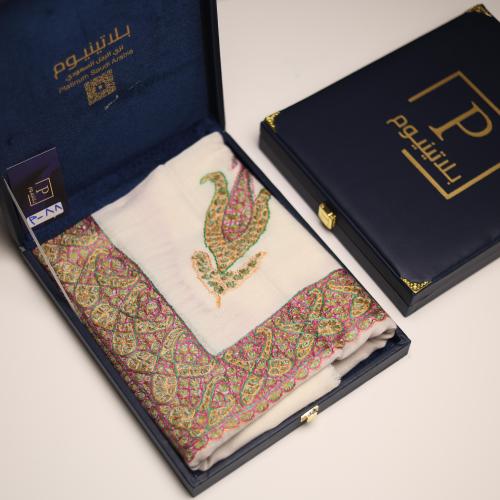 شال باشمينا +هدية من القرشي