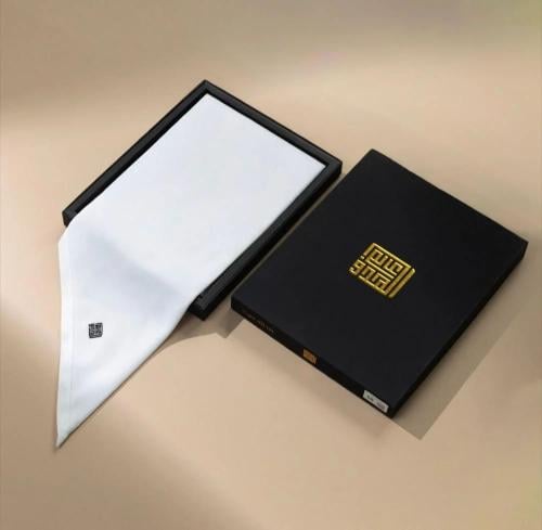 غترة شتوية عالم الهدف -أبيض سادة