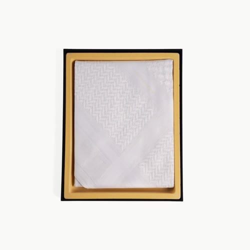 شماغ ايمانويل انقارو ابيض EL