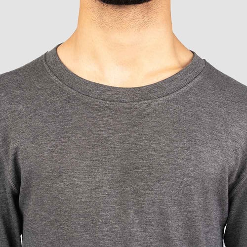 طقم بجامة شتوية قطن أسود: رجالي