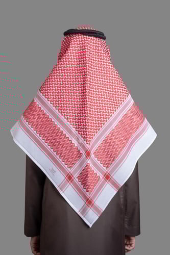 شماغ البسام احمر