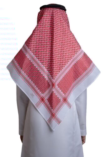 شماغ البسام احمر