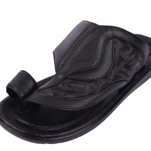 حذاء كعب وسط لون أسود