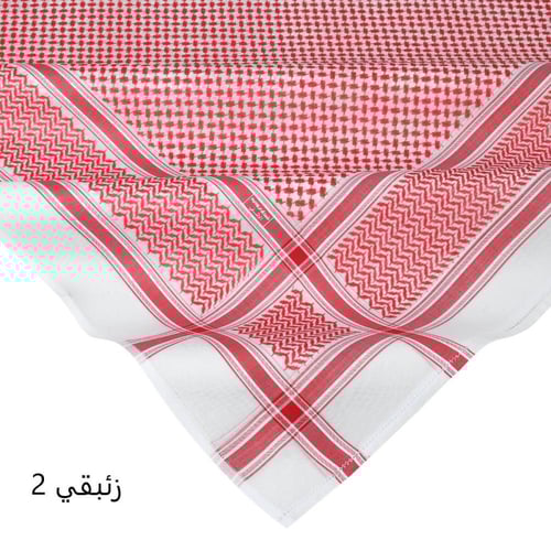 شماغ بروجيه زئبقي 2 - شلش أحمر