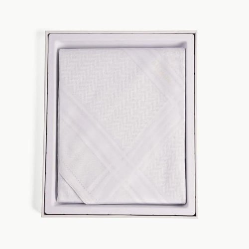 شماغ بالمان مودرن ابيض BM-W