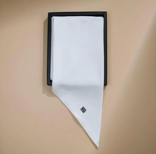 غترة شتوية عالم الهدف -أبيض سادة