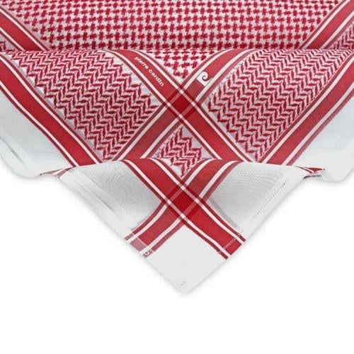 شماغ بييركاردان كلاسيك احمر موديل PCL-G