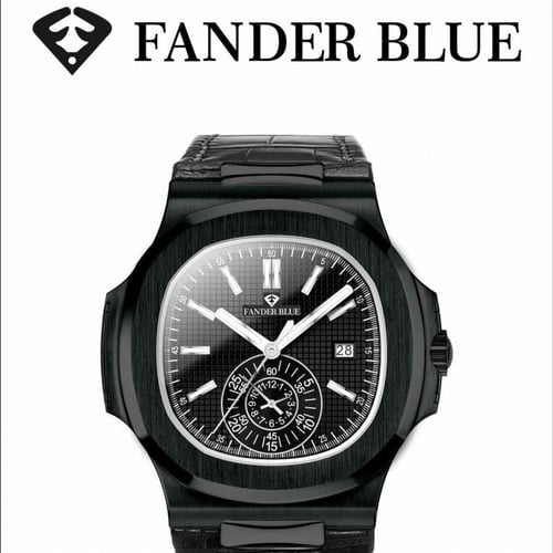 ساعة فندر بلو جلد