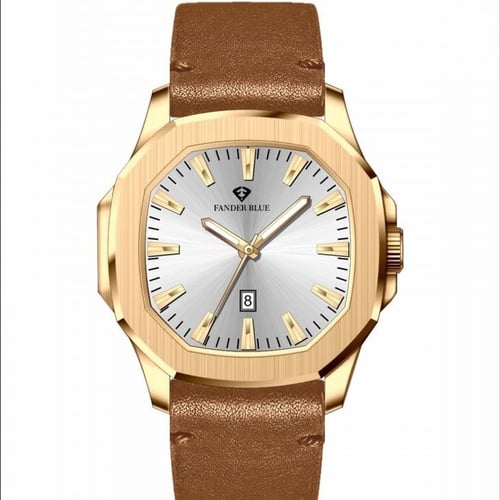 ساعة فندر بلو جلد