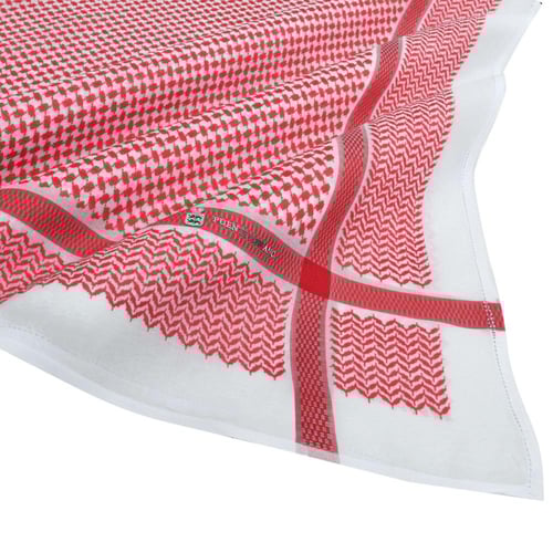 شماغ بونيتي رومانو أحمر جاكارد مميز