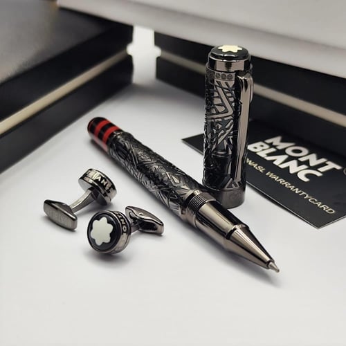 قلم و كبك ماركة مونت بلانك - EE2