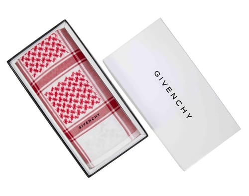 شماغ جيفنشي كلاسيك الأحمر المميز