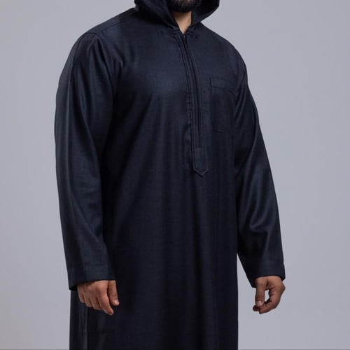 ثوب الدفه مغربي شتوي سحاب