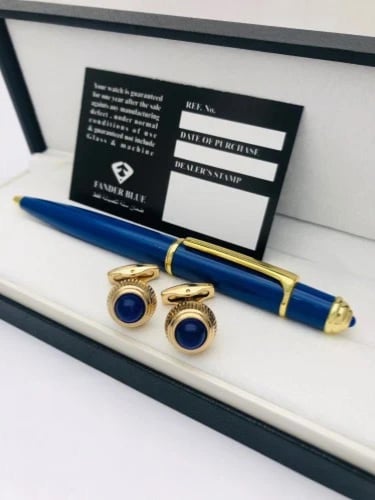 قلم وكبك من فندر بلو