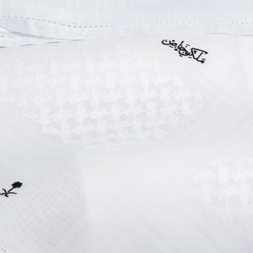 شماغين ملكي احمر وابيض