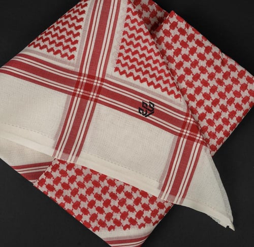 شماغ التاج - احمر بيج 547