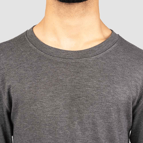 طقم بجامة شتوية ثيرمل رمادي غامق : شبابي