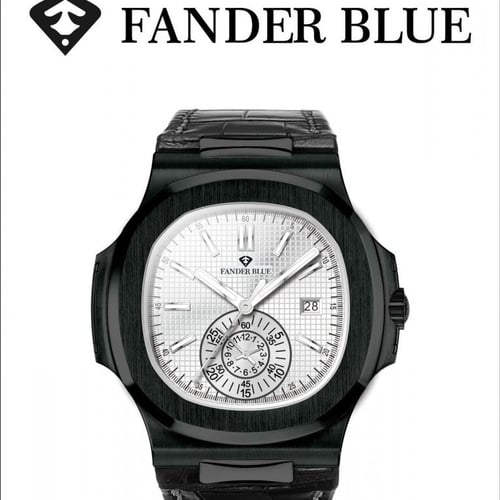 ساعة فندر بلو جلد