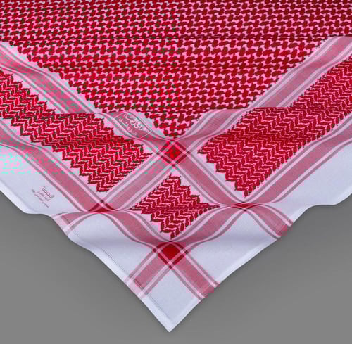 شماغ البسام البصمة الحمراء انجليزي