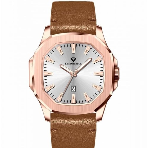 ساعة فندر بلو جلد