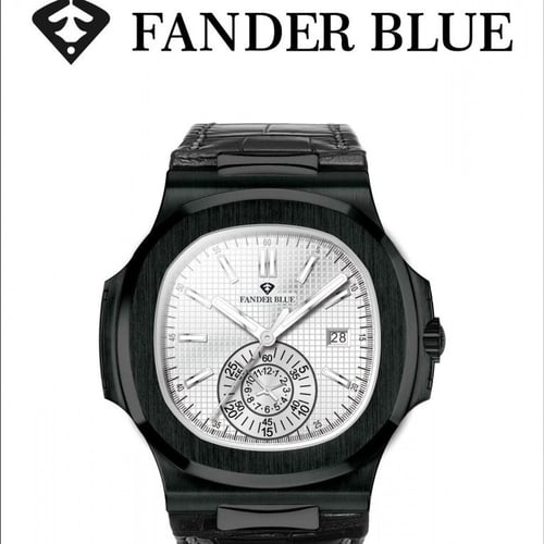 ساعة فندر بلو جلد