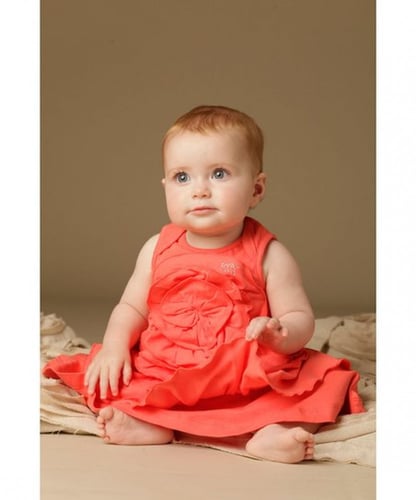 فستان قطن اطفال بكرانيش