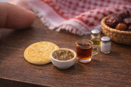 Miniature Ful and Tamis plate – Saudi Ramadan brea...
