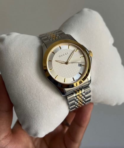Gucci gold and white