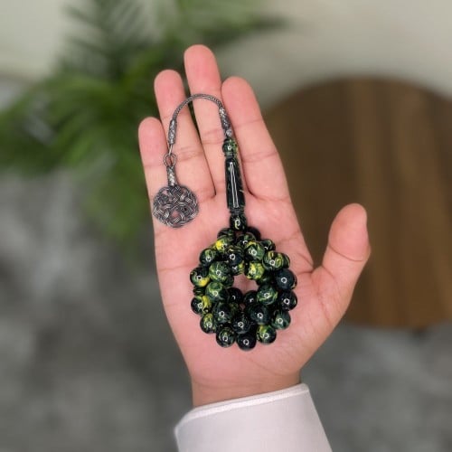 سبحه بكلايت بلجيكي طربزون فضة .