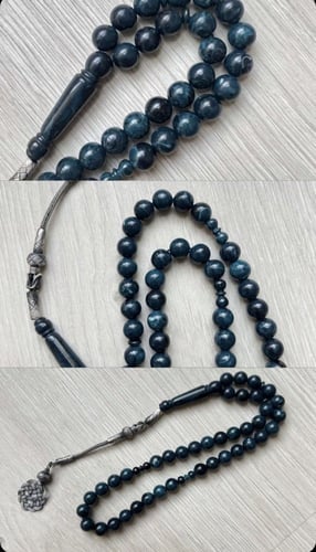 سبحه بكلايت بلجيكي طربزون فضة .