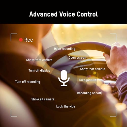 داش كام امامية وخلفية Hikvision K5 2K مع وصلة وقوف