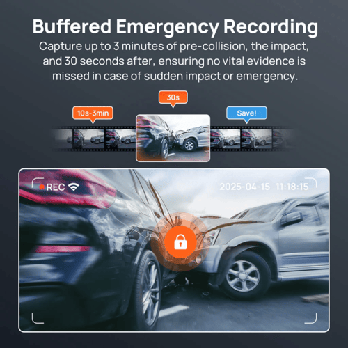 كاميرا سيارة داش كام بالمكثف كاميرا امامية وخلفية...