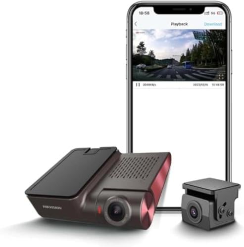 داش كام امامية وخلفية Hikvision G2 Pro 4K مع وصلة...