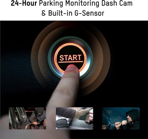 داش كام امامية وخلفية Hikvision K5 2K مع وصلة وقوف