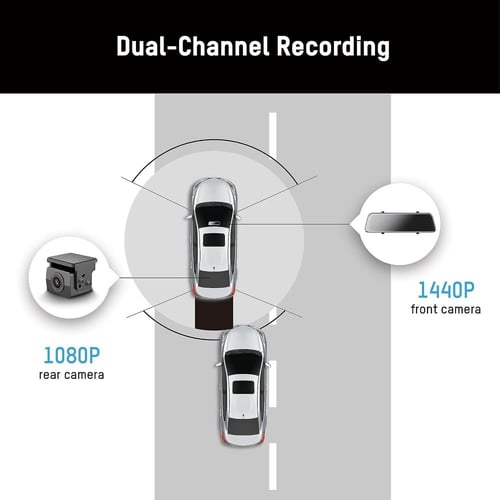 داش كام مراية امامية وخلفية Hikvision N6 pro HD