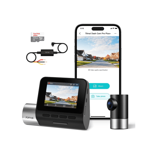 بكج داش كام 2K شاومي A500S-1 من 70mai + ذاكرة + وص...