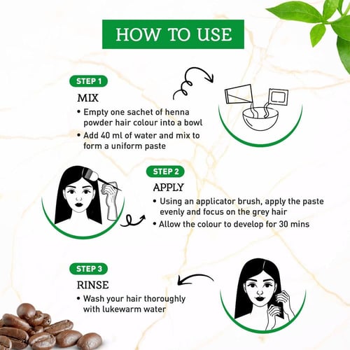 فاتيكا حناء للشعر بني غامق حناء و قهوة - 60 جرام