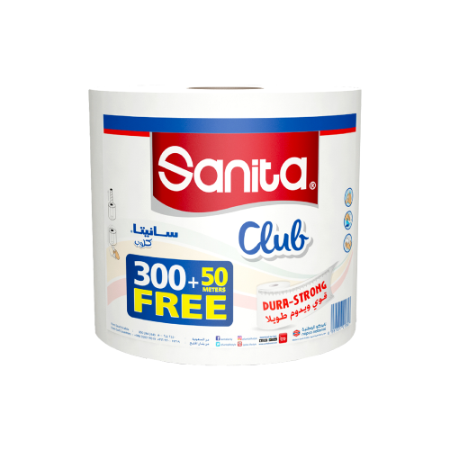 سانيتا مناديل ماكسي رول - 300+50 متر